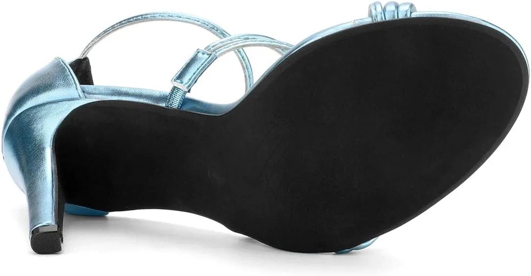 Allegra K Women's Party Strappy Stiletto High Heels Sandals
