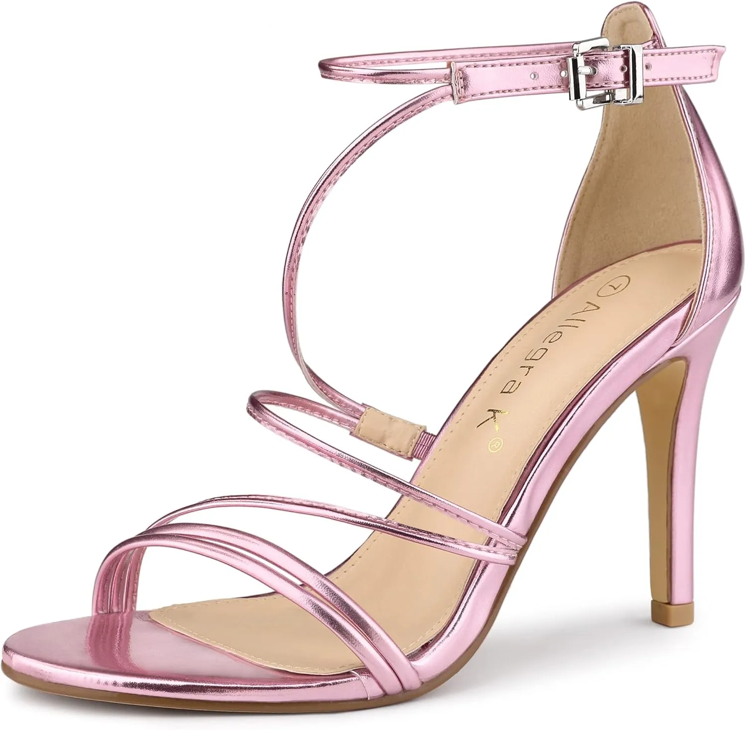 Allegra K Women's Party Strappy Stiletto High Heels Sandals