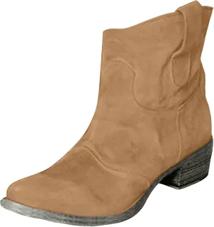AMDBEL Fall Boots for Women 2024, Women's Ankle Boots Chunky Low Heel Suede Mid Calf Zipper Cowboy Boots Winter Booties