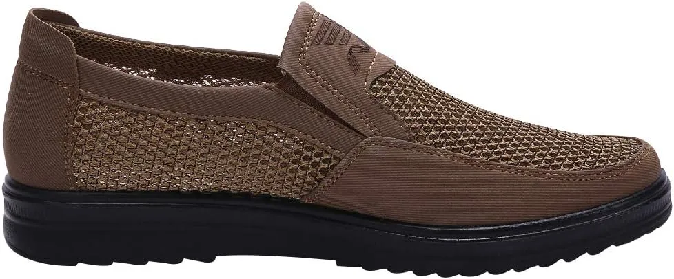ANUFER Mens Summer Breathable Mesh Loafers Driving Shoes Lightweight Casual Sneakers
