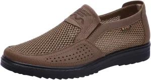 ANUFER Mens Summer Breathable Mesh Loafers Driving Shoes Lightweight Casual Sneakers