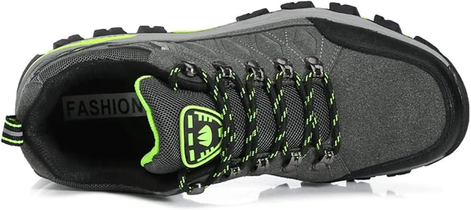 Arch Support Hiking Shoes for Men Lightweight Breathable Slip on Running Shoe Non Slip Work Sport Shoes for Men