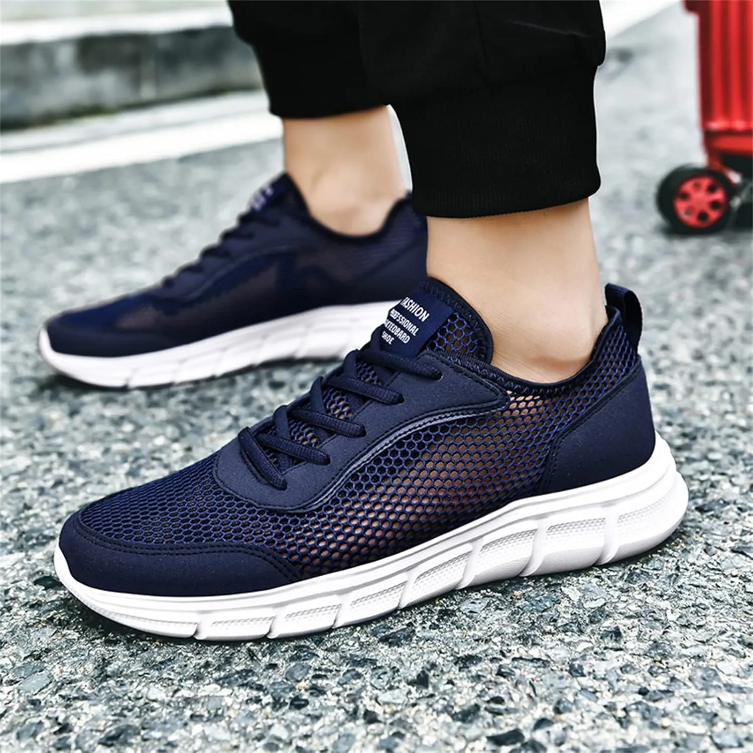 Arch Support Sports Shoes for Men Portable Non Slip Fitness Workout Shoe Lightweight Non Slip Sneakers for Men