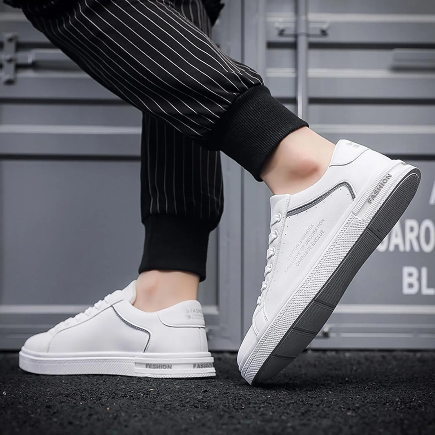 Athletic Fashion Sneakers for Men Lightweight Sport Gym Jogging Walking Sneaker Arch Support Plantar Fasciitis