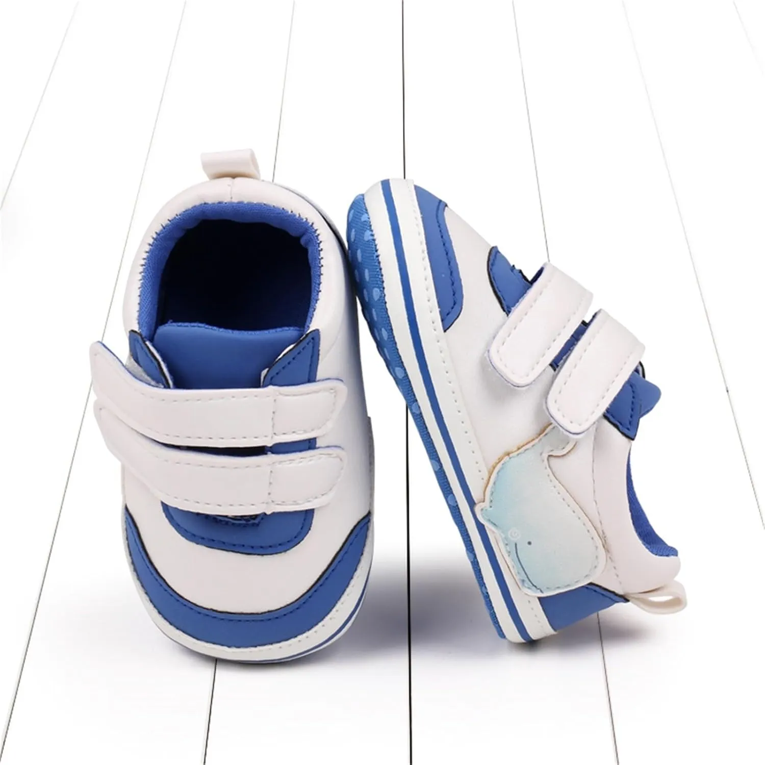 Baby Boys Girls First Walking Shoes Infant Non-Slip PU Leather Sneakers Toddler Newborn High Top Loafers Flat𝘀 Shoes