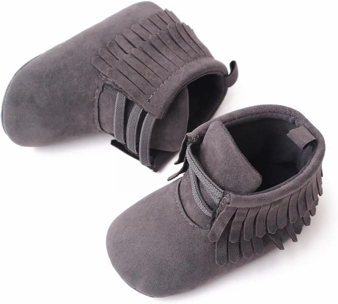 Baby Girls Boys Snow Boots Soft Sole Warm Winter Booties Anti Slip Toddler Newborn Shoes High Heels Tassel Booties