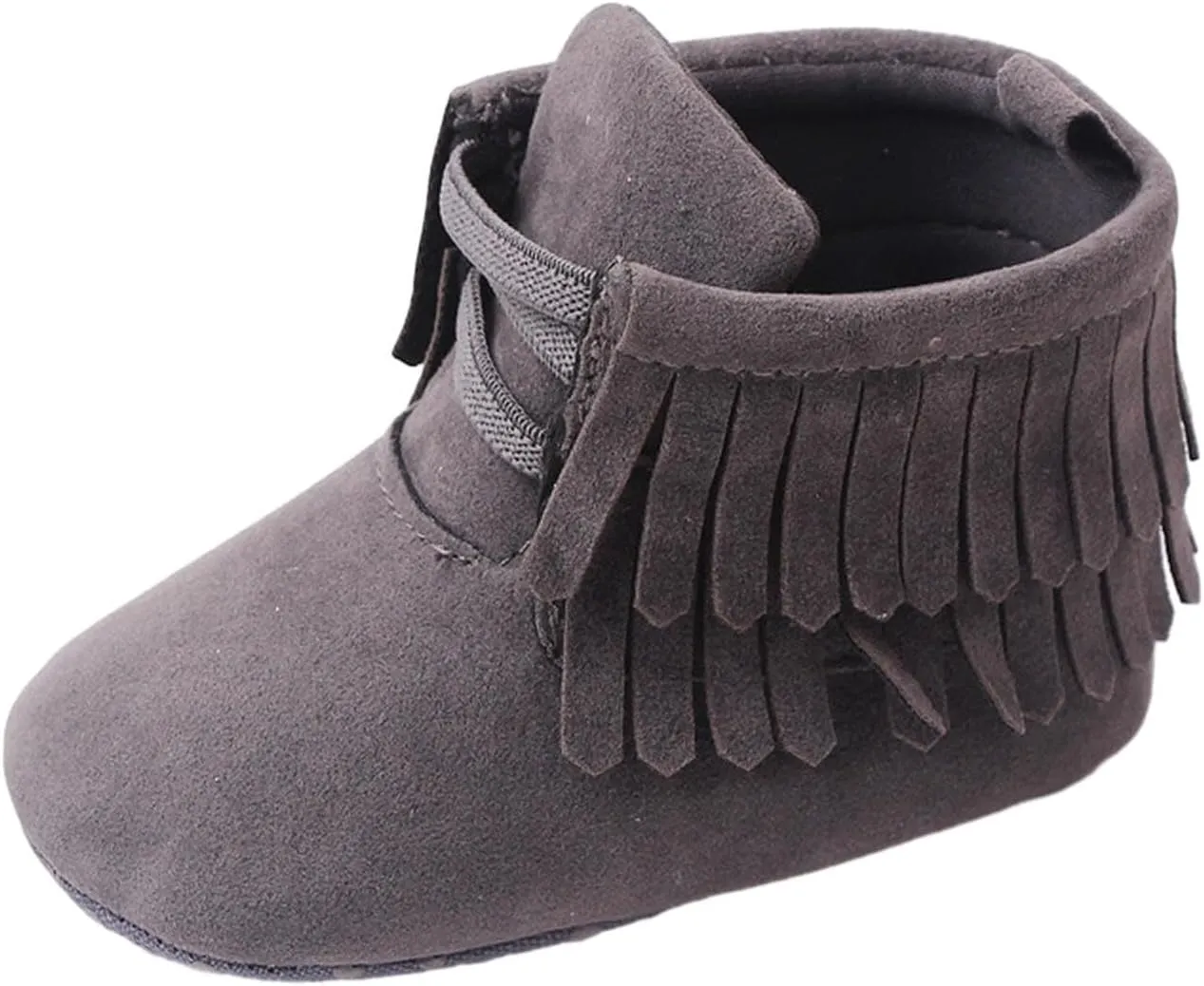 Baby Girls Boys Snow Boots Soft Sole Warm Winter Booties Anti Slip Toddler Newborn Shoes High Heels Tassel Booties