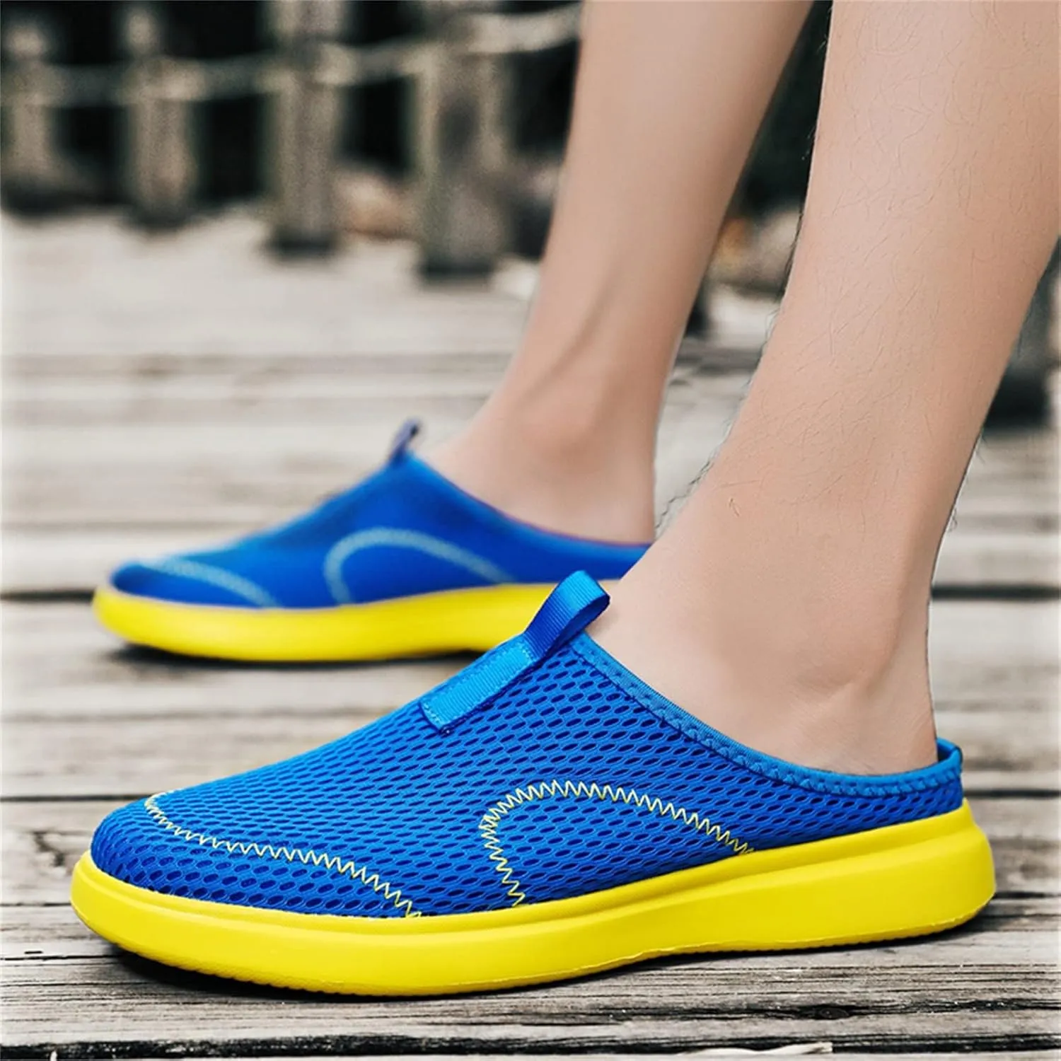 Bamboo Store Mens Lace up Casual Shoes Fashion Summer Men Casual Shoes Breathable Mesh Shallow Mens Canvas Shoes Sneakers