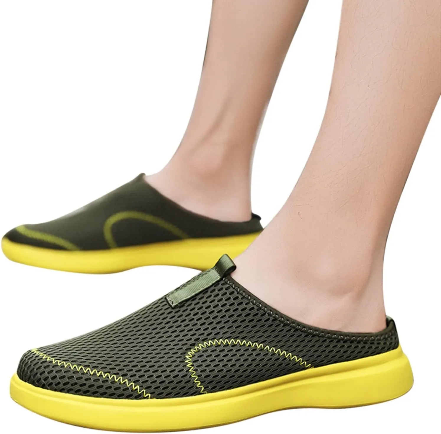 Bamboo Store Mens Lace up Casual Shoes Fashion Summer Men Casual Shoes Breathable Mesh Shallow Mens Canvas Shoes Sneakers