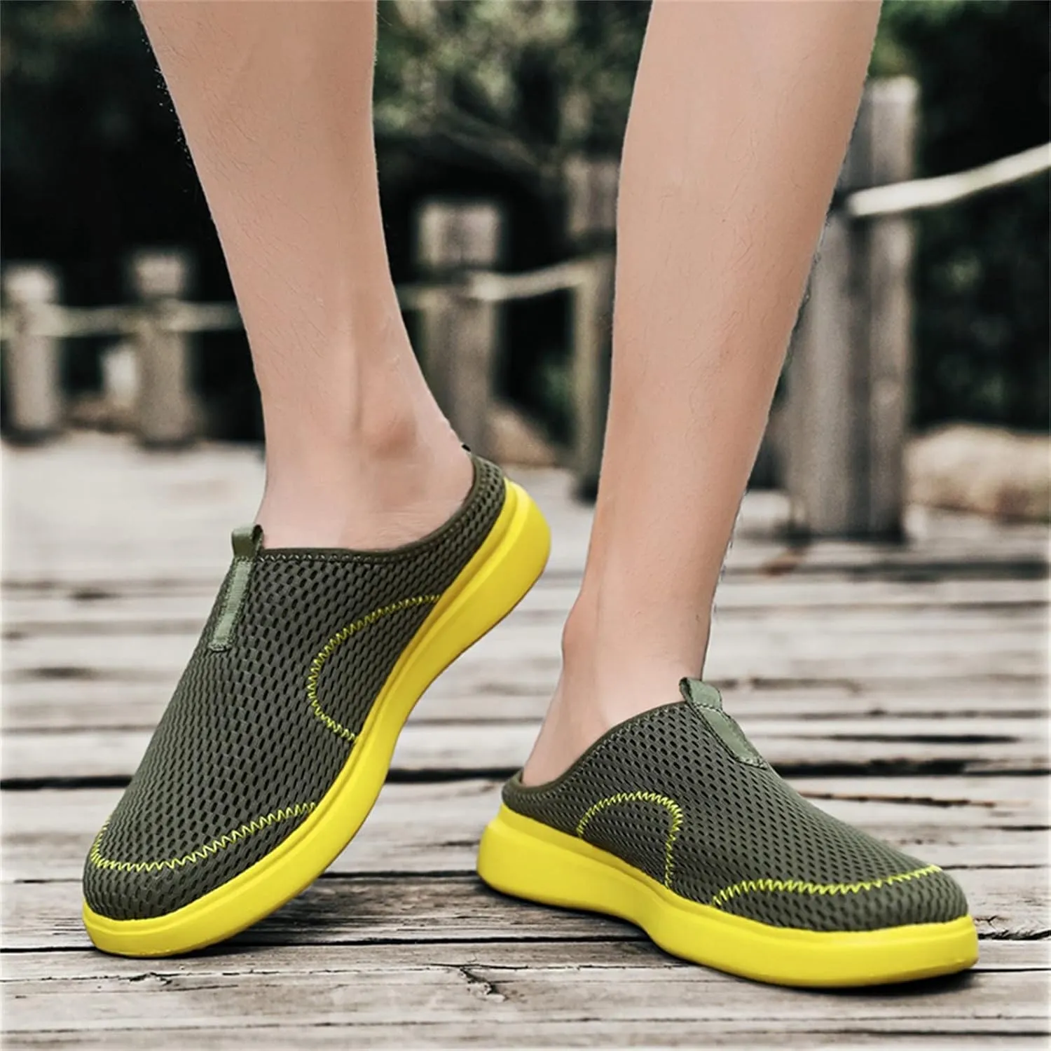 Bamboo Store Mens Lace up Casual Shoes Fashion Summer Men Casual Shoes Breathable Mesh Shallow Mens Canvas Shoes Sneakers