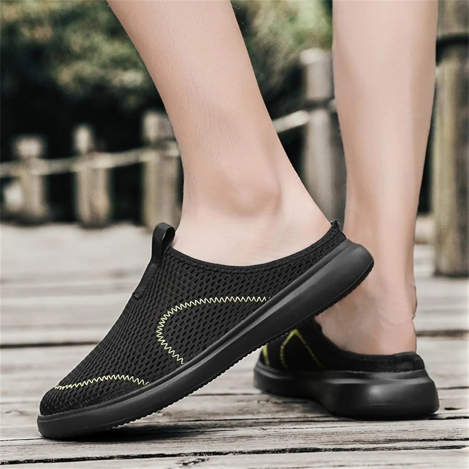 Bamboo Store Mens Lace up Casual Shoes Fashion Summer Men Casual Shoes Breathable Mesh Shallow Mens Canvas Shoes Sneakers