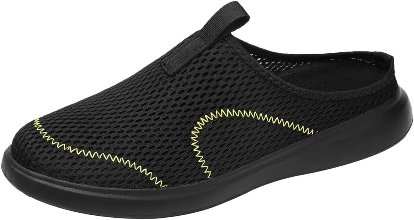 Bamboo Store Mens Lace up Casual Shoes Fashion Summer Men Casual Shoes Breathable Mesh Shallow Mens Canvas Shoes Sneakers