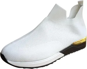 Black Platform Tennis Shoes for Women Slip On Sneakers Women Arch Support Platform Womens Casual Shoes Slip Ons with Arch Support Women's Sneakers Womens Black Sneakers Size 7w