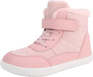 Boys Girls Barefoot Winter Boots With Wide Toe Box Slip Drop Sole Ankle Winter Snow Boots For Boys Youth Casual Boots