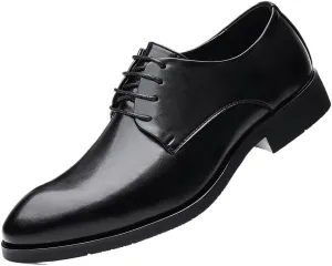 Business Oxford Shoes for Men Men's Leather Shoes lace up Breathable Business Dress Mens Shoes outdoor brogue Hand Casual Leather Shoes Men