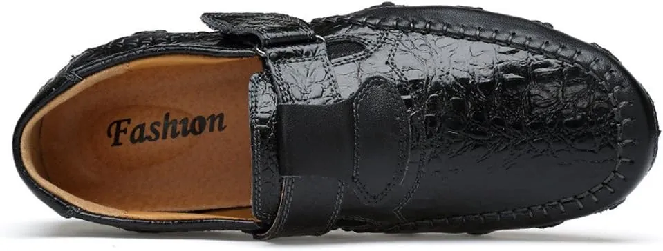 ChicWind Casual Slip On Loafers Shoes Leather Walking Driving Shoes
