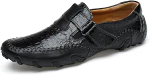 ChicWind Casual Slip On Loafers Shoes Leather Walking Driving Shoes