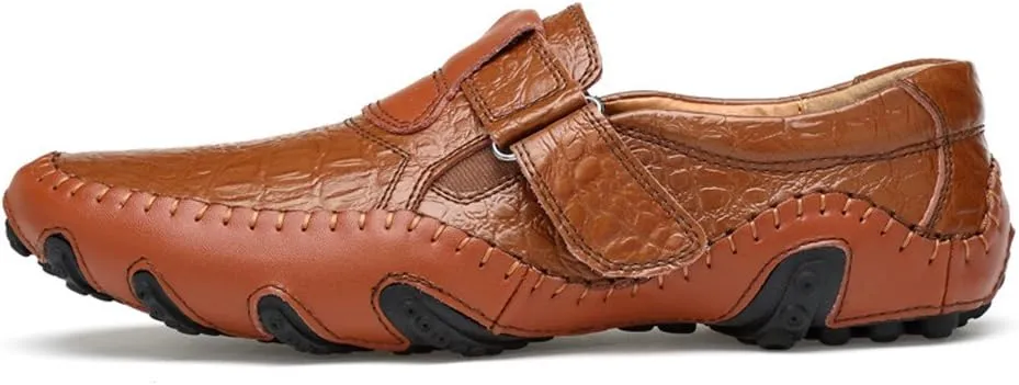 ChicWind Casual Slip On Loafers Shoes Leather Walking Driving Shoes