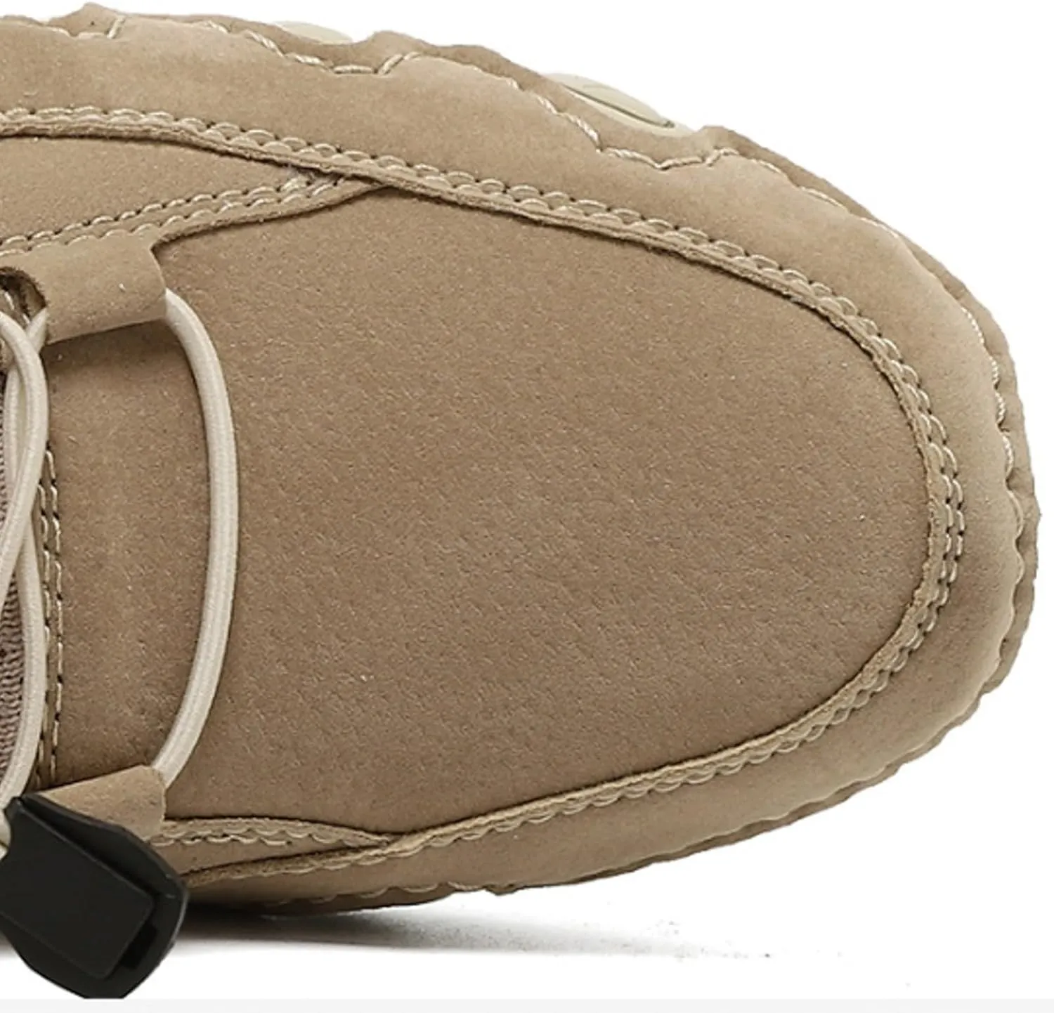Couple's High Top Casual Shoes Casual Leather Water Proof Boots Splicing Leather Shoes Soft Soled Semi Casual Shoes Men