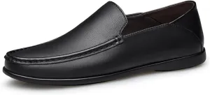 Dress Shoes for Men Genuine Leather Business Loafers for Men Casual Slip-On Driving Shoes Office Formal Footwear