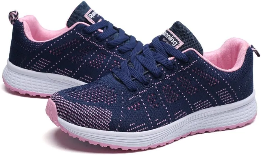 Dress Sneakers Men Running Shoes for Women Running Shoes Womens Lightweight Slip on Non Slip Low Top Casual Women's Loafers & Slip-Ons White Leather Sneakers for Women