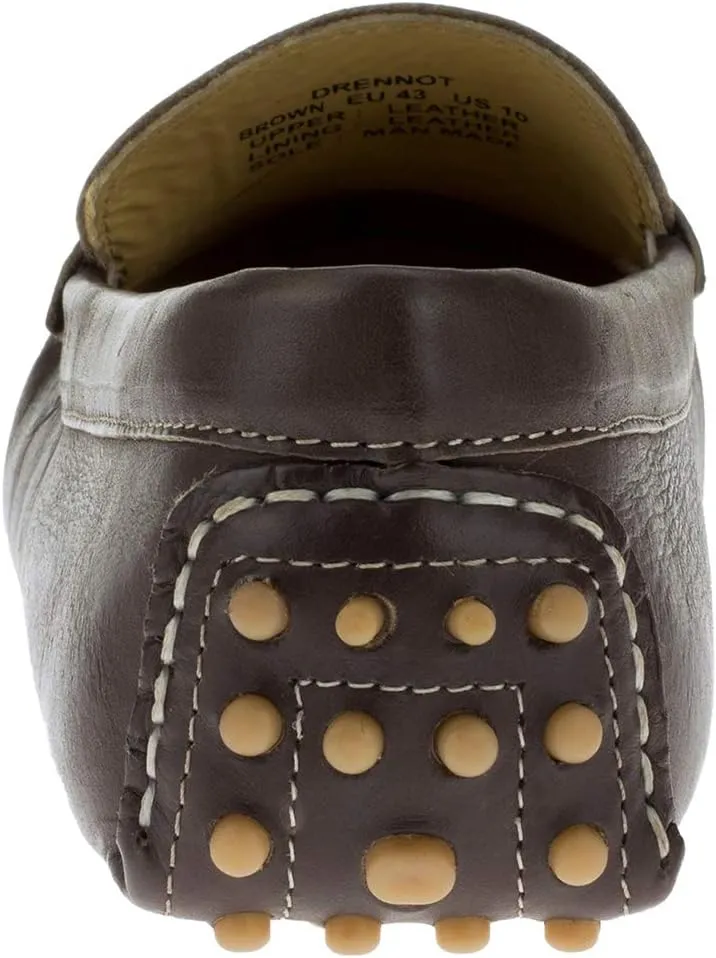 DTI BB Signature Mens Drenot Leather Slip-On Driving Shoes Moccasin Loafer