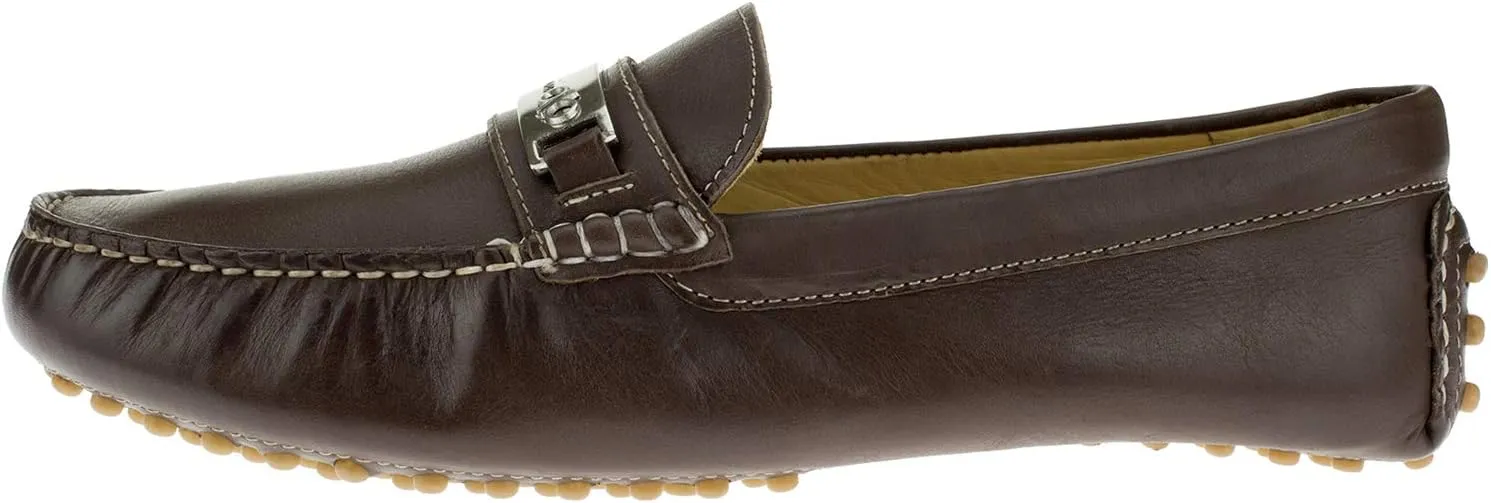DTI BB Signature Mens Drenot Leather Slip-On Driving Shoes Moccasin Loafer