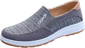 Fashion All Season Men Casual Shoes Flat Bottom Round Toe Non Slip Cloth Solid Color Mens Casual Shoes