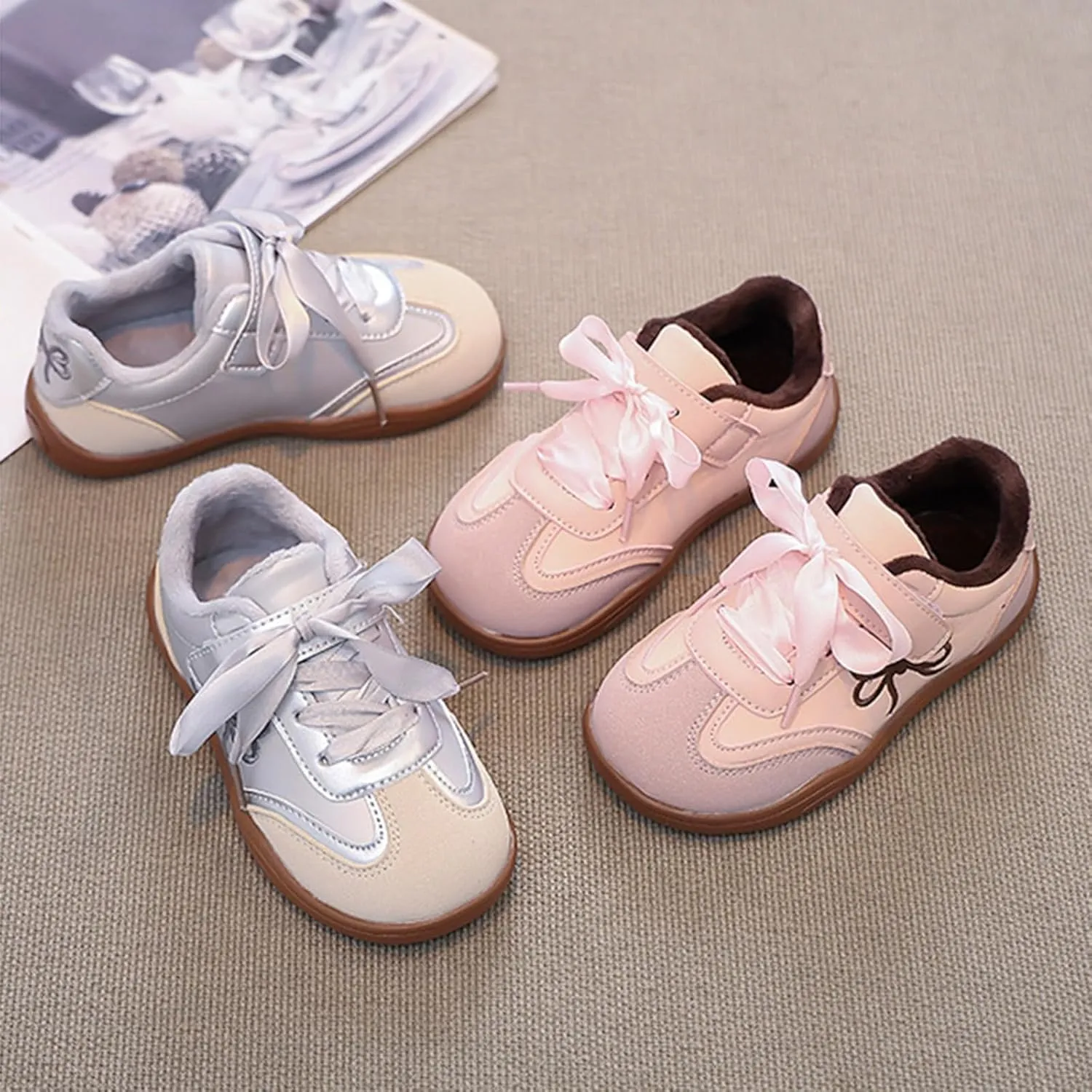 Fashion Autumn And Winter Children Boots Boys And Girls Ankle Boots Thick Soles Non Slip Side Little Girls Fall Boots