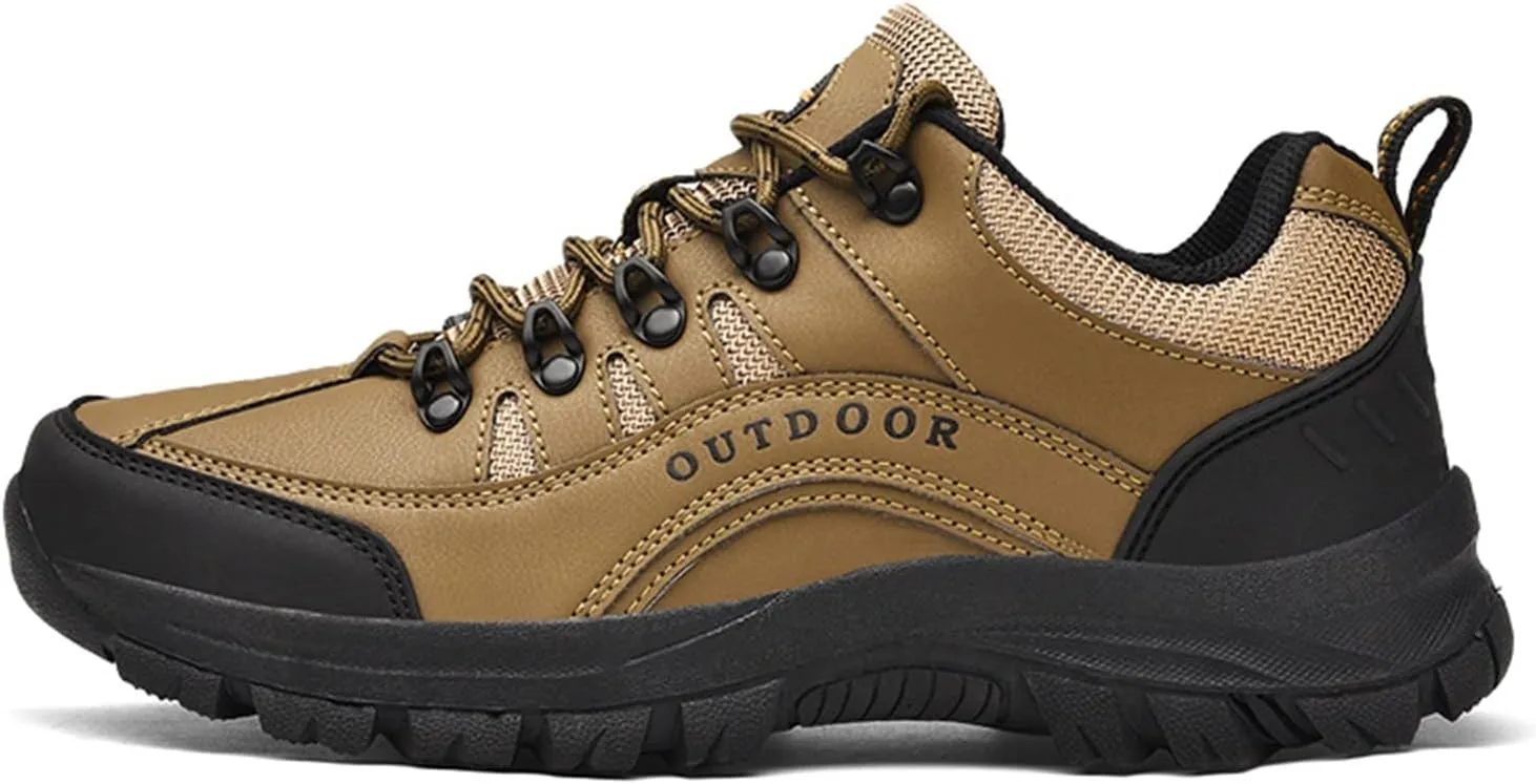 Fashion Summer and Autumn Men Hiking Shoes Non Slip Soles Thick Bottom Mesh Breathable Casual Mens Sneaker Boots Size 14 Mens