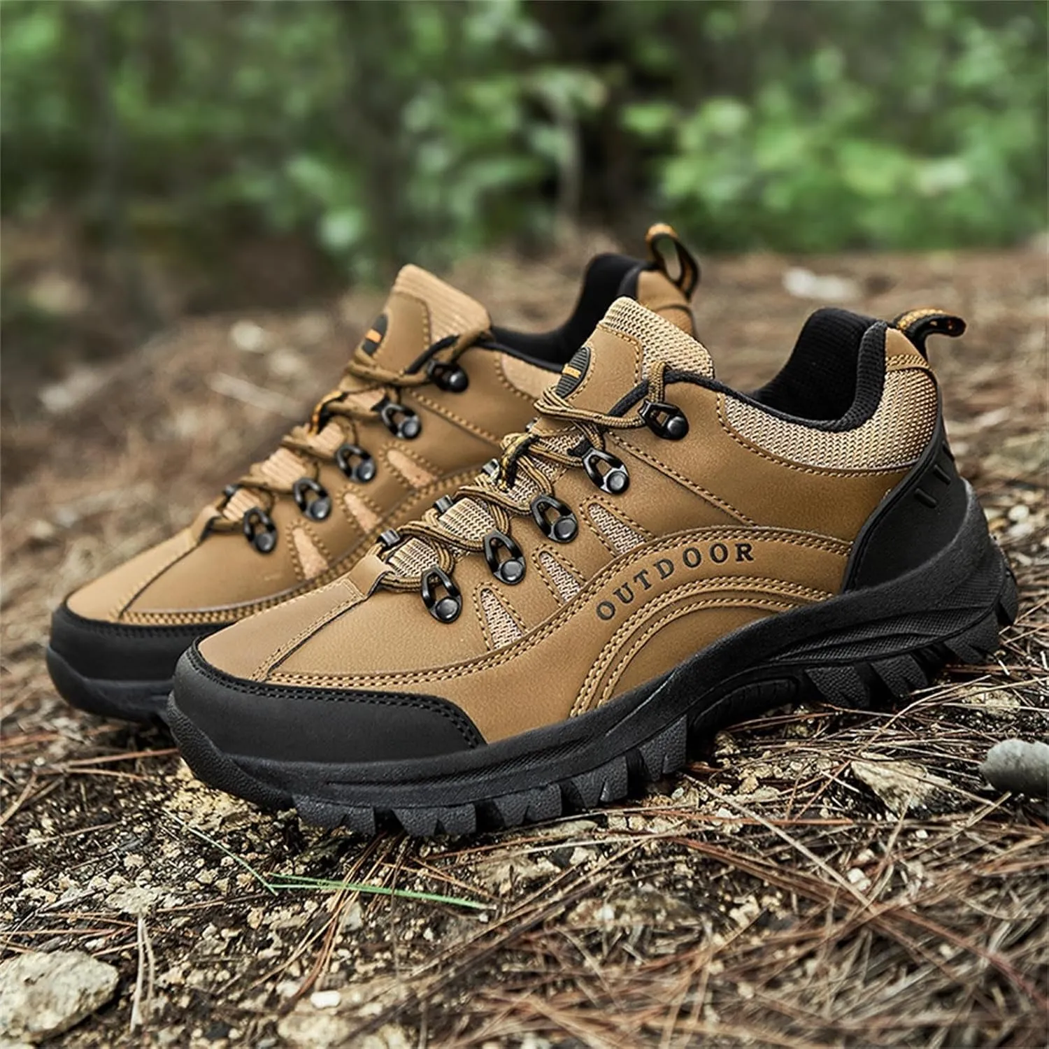 Fashion Summer and Autumn Men Hiking Shoes Non Slip Soles Thick Bottom Mesh Breathable Casual Mens Sneaker Boots Size 14 Mens