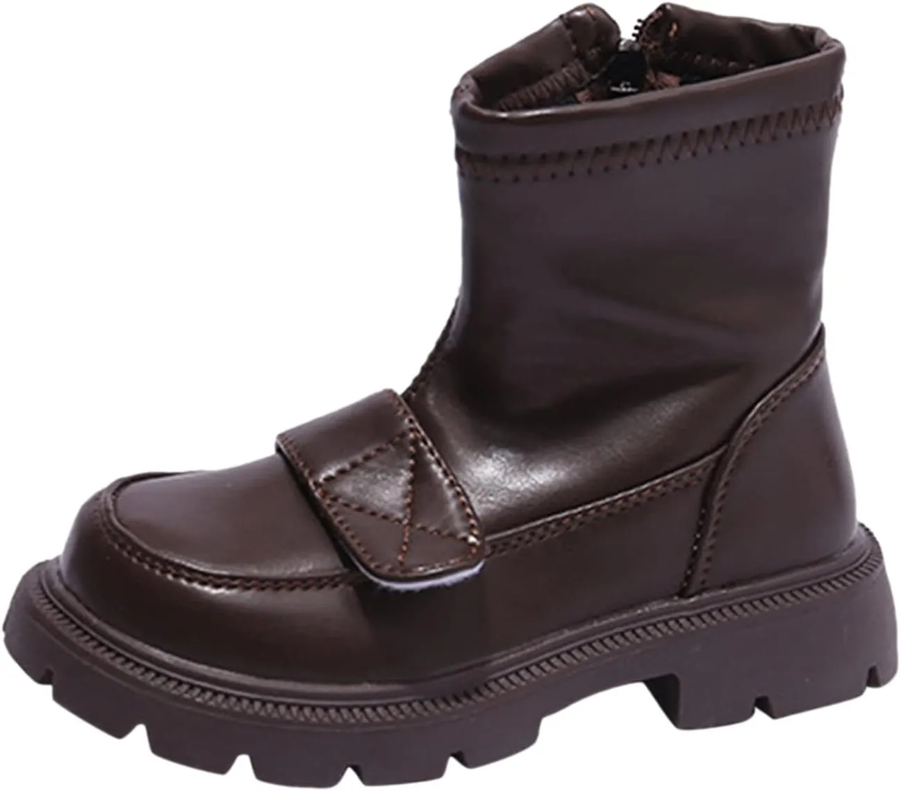 Fashionable Winter Children Boots Boys and Girls Ankle Boots Thick Sole Non Slip Plush Warm Baby Girl Boots with Sole
