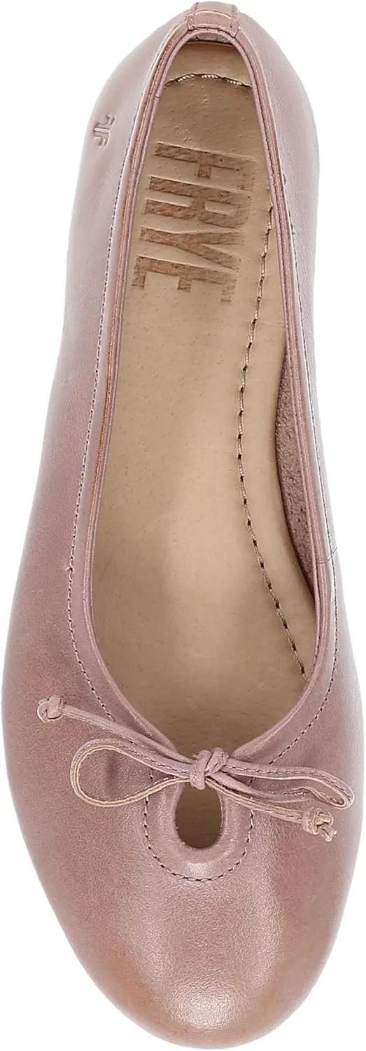 Frye Emma Ballet Women's Flat-Shoes - Classic Leather Slip-On Design, Comfortable Everyday Wear, Elegant and Versatile Style