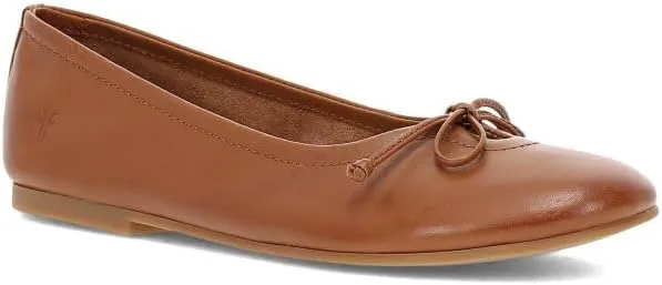 Frye Emma Ballet Women's Flat-Shoes - Classic Leather Slip-On Design, Comfortable Everyday Wear, Elegant and Versatile Style