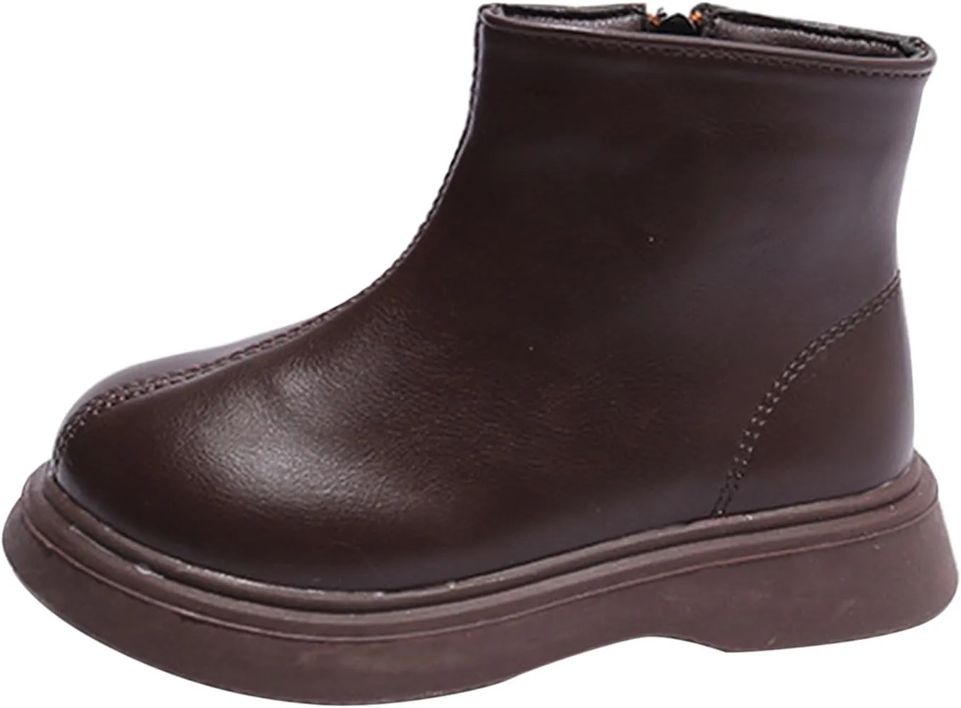 Girls Spring Autumn Winter Ankle Boots Side Zipper Short Boots Toddler Soft Bottom Non Slip Low Calf Boots