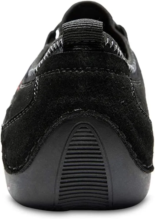 GOSPT Men's Leather Driving Shoes Comfortable Flats Casual Work Loafers