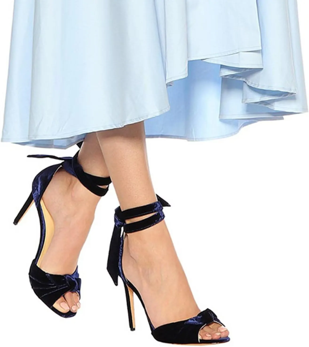HNVAVQ Women's Stiletto High Heels Sandals Party Dress Shoes