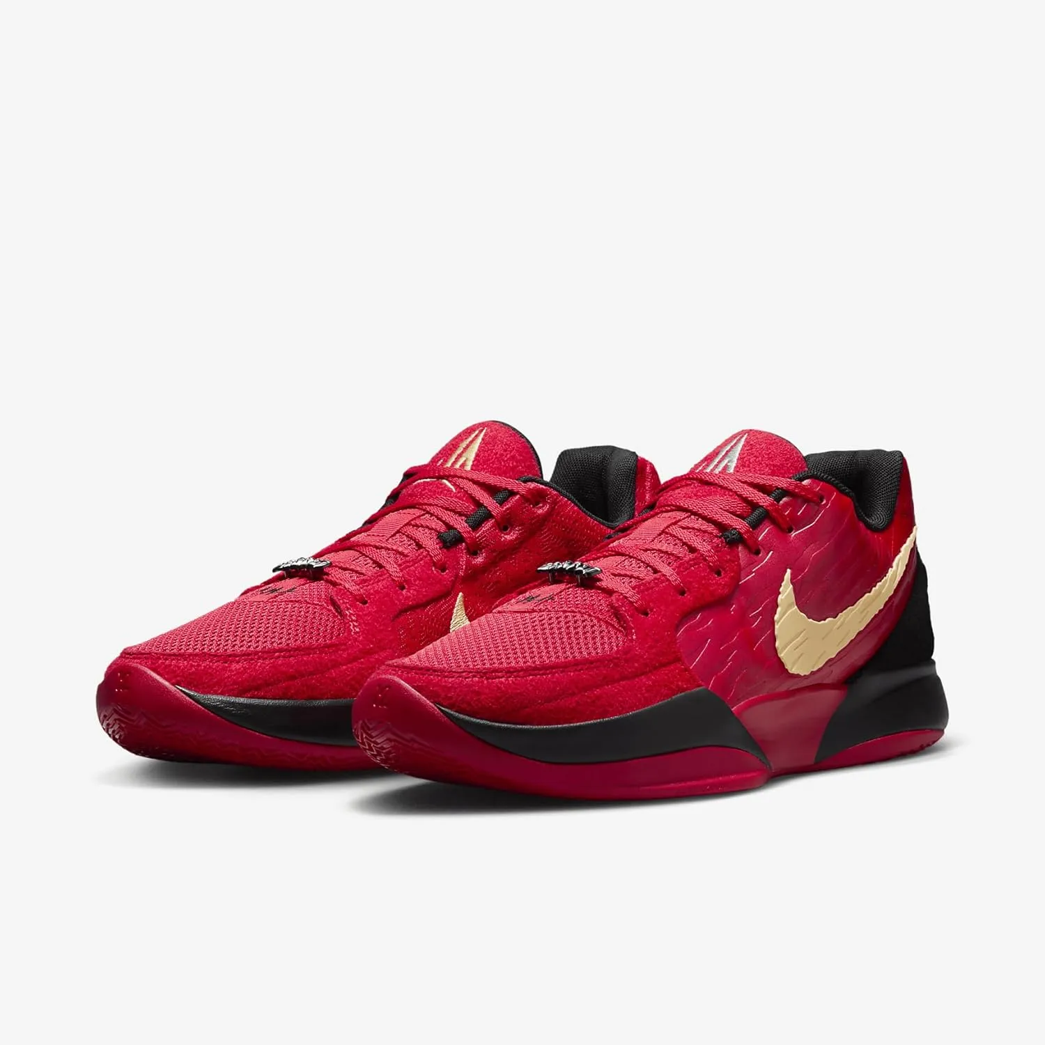 Ja 2 "Nightmare Basketball Shoes (HQ2638-600, University Red/Black/Jade Horizon/)