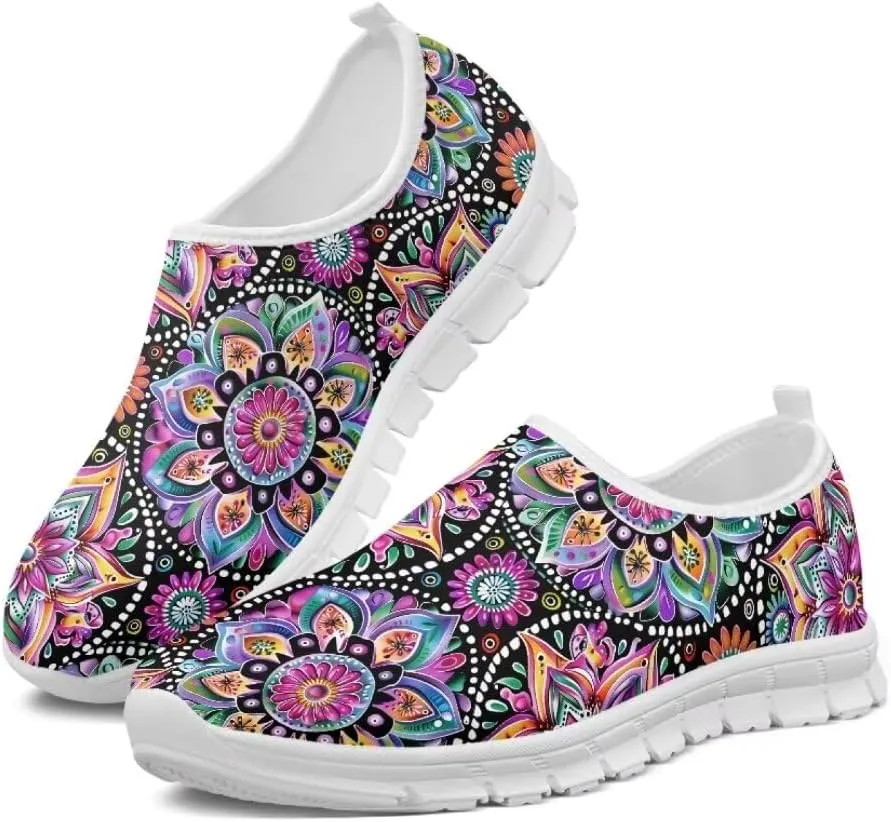 Jeiento Slip-On Loafers Walking Shoes for Women Casual Shoes Comfort Go Walk Sneaker Travel Shoes Anti-Skid Business Casual Shoes