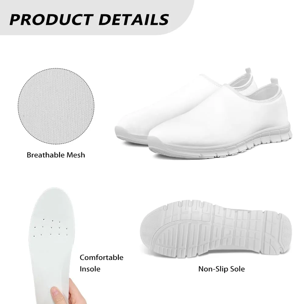 Jeiento Slip-On Loafers Walking Shoes for Women Casual Shoes Comfort Go Walk Sneaker Travel Shoes Anti-Skid Business Casual Shoes