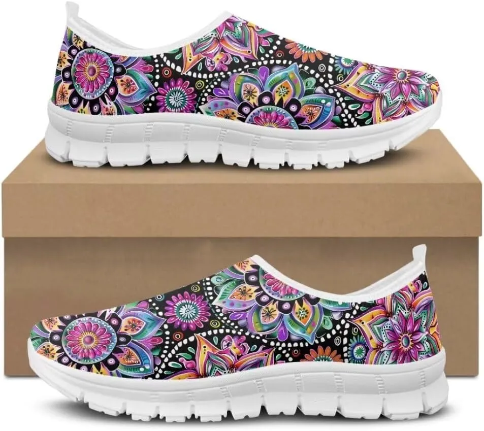 Jeiento Slip-On Loafers Walking Shoes for Women Casual Shoes Comfort Go Walk Sneaker Travel Shoes Anti-Skid Business Casual Shoes