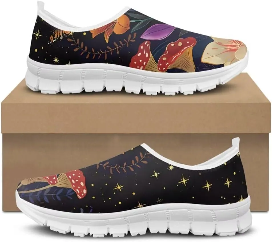 Jeiento Womens Casual Shoes Breathable Mesh Workout Casual Shoes Walking Shoes for Lady Lightweight Slip-On Loafers Dressy Shoes