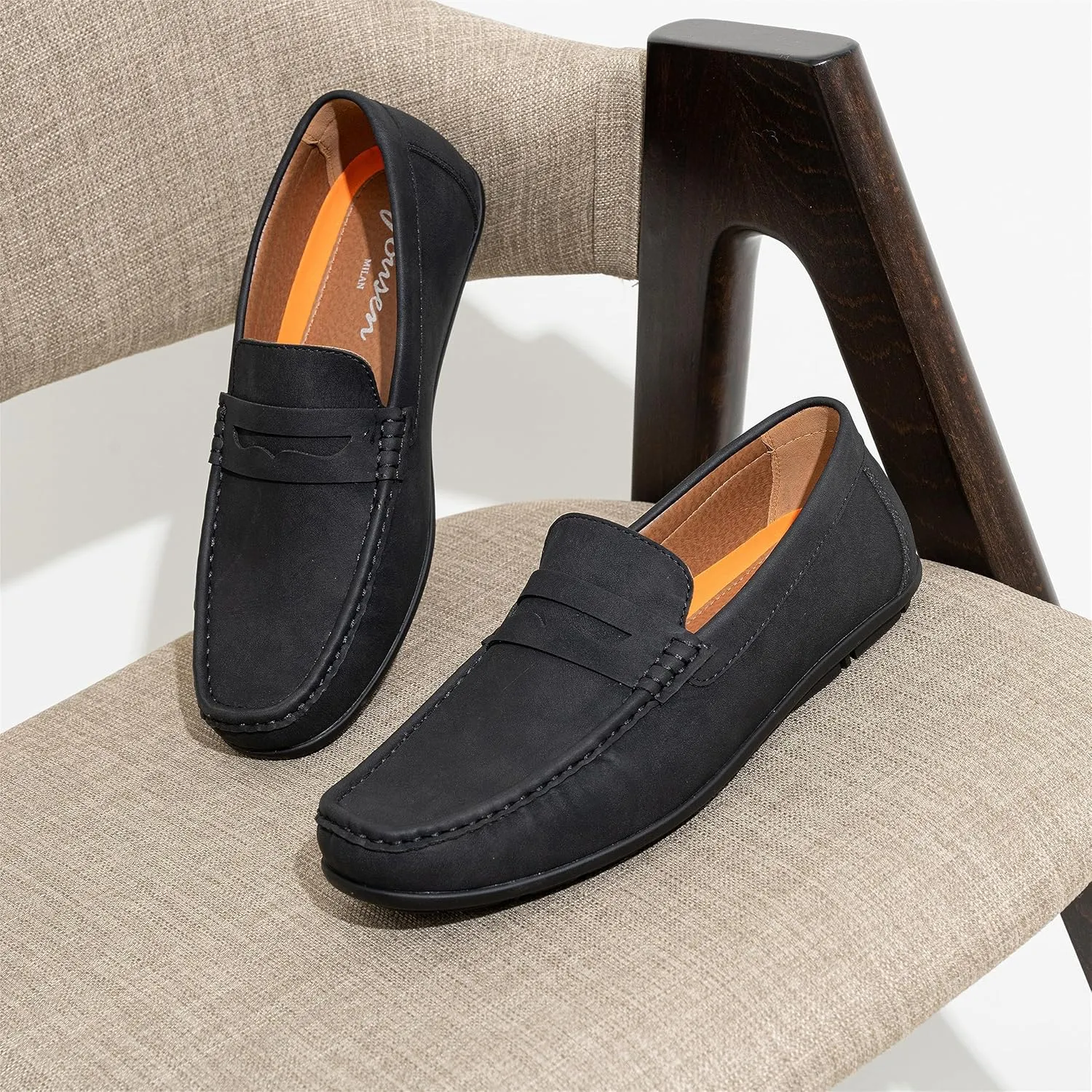 Jousen Men's Loafers Casual Penny Loafers for Men Slip On Driving Shoes