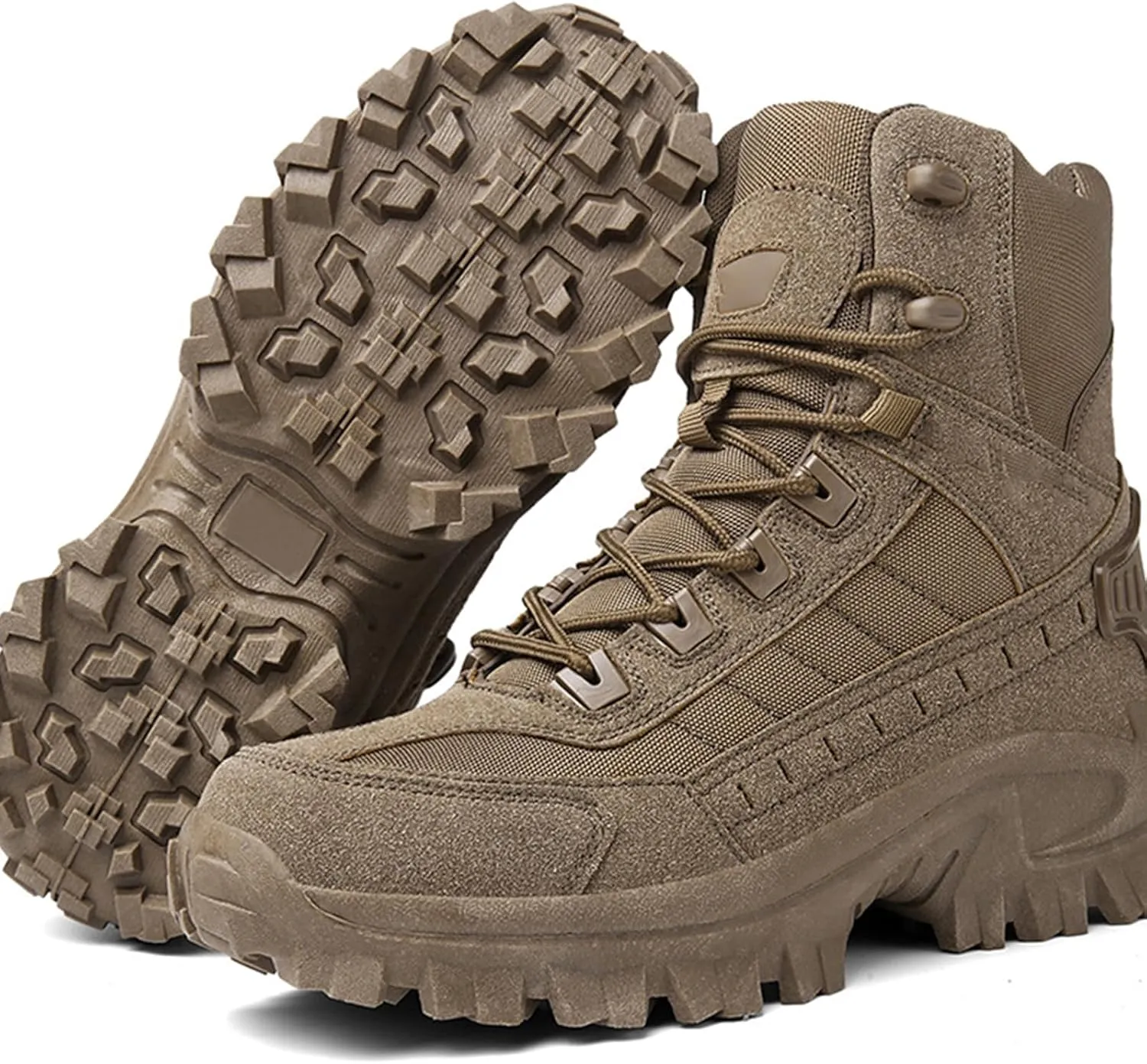 Kervaky Men's tactical boots military combat boots work boots desert boots mountaineering boots lightweight boots durable boots