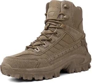 Kervaky Men's tactical boots military combat boots work boots desert boots mountaineering boots lightweight boots durable boots