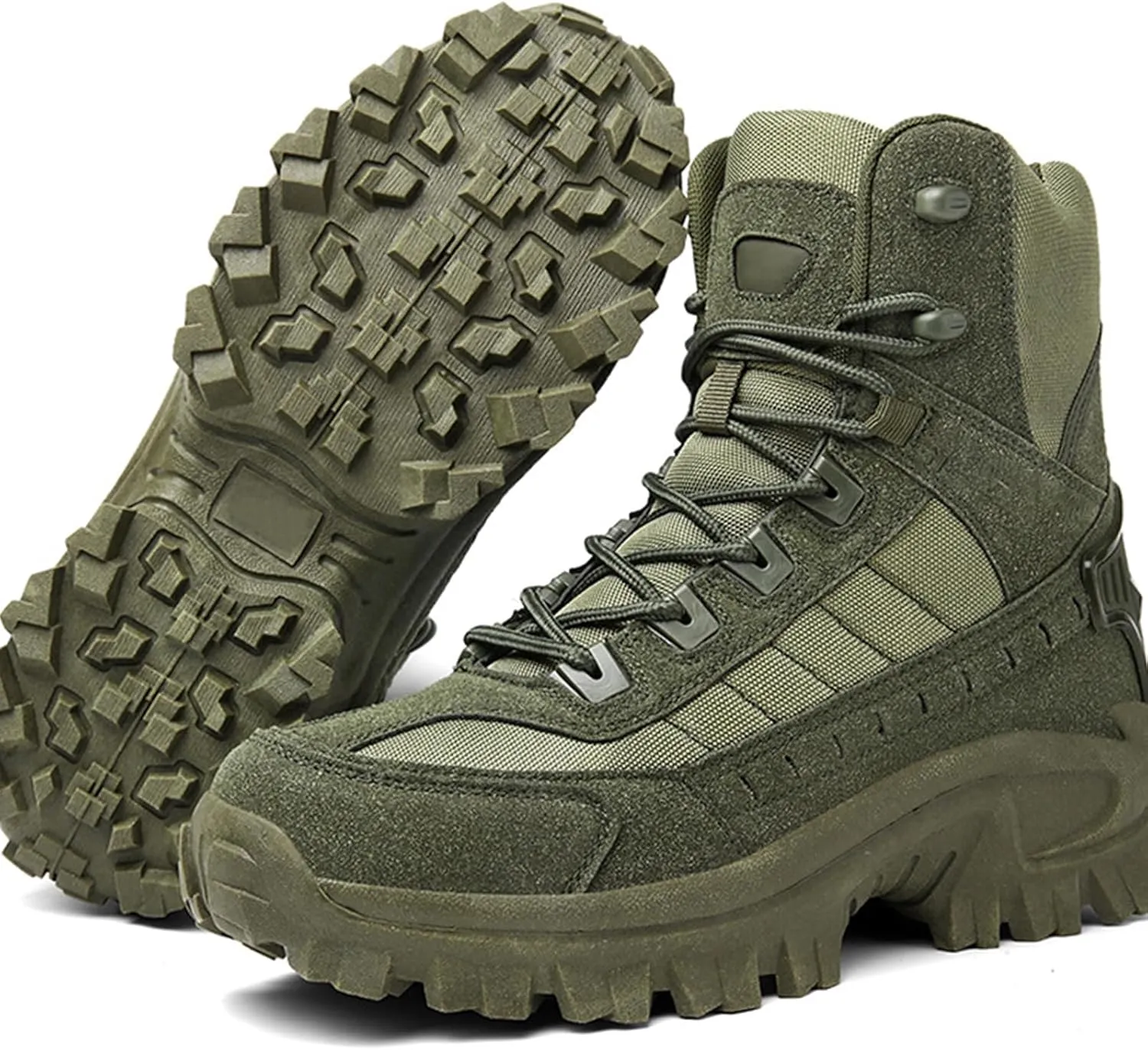 Kervaky Men's tactical boots military combat boots work boots desert boots mountaineering boots lightweight boots durable boots