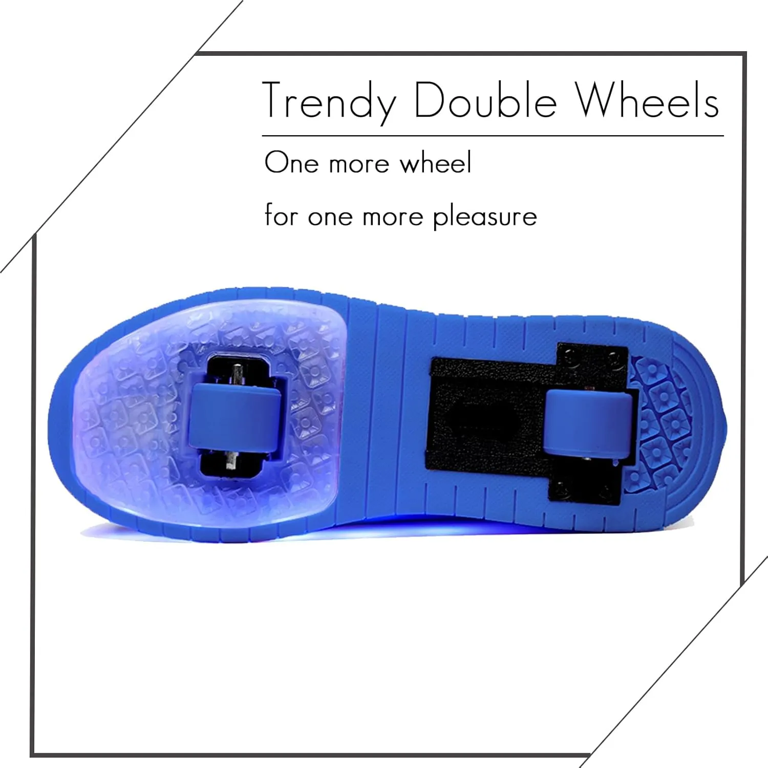 Kids Light Up Shoes with Wheels USB Chargable Colorful Light Up Roller Skate Shoes