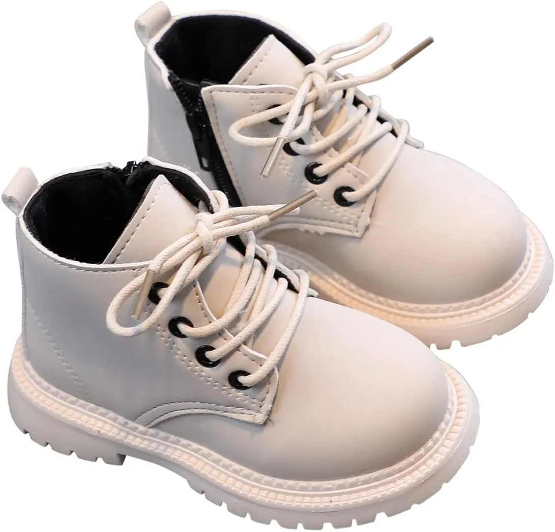 Kids Shoes Low Heel Ankles Small Leather Shoes for Unisex Cute British Style Soft Bottom Non-Slip Leather Shoes