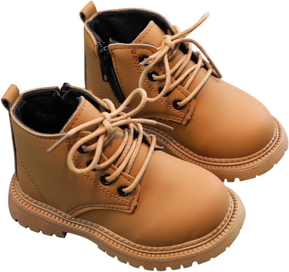 Kids Shoes Low Heel Ankles Small Leather Shoes for Unisex Cute British Style Soft Bottom Non-Slip Leather Shoes