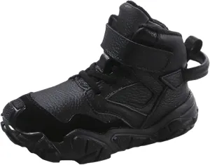 Kids Slip On Sneakers Cozy High Top Hiking Boots Lightweight Comfortable Shoes for Working Snow Boots for Teen Boys